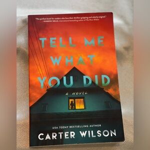 Tell Me What You Did by Carter Wilson - NEW Great Thriller